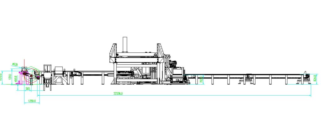 aluminum section packing line